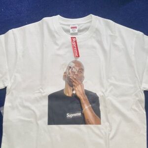 Supreme White Tee with Graphic Print